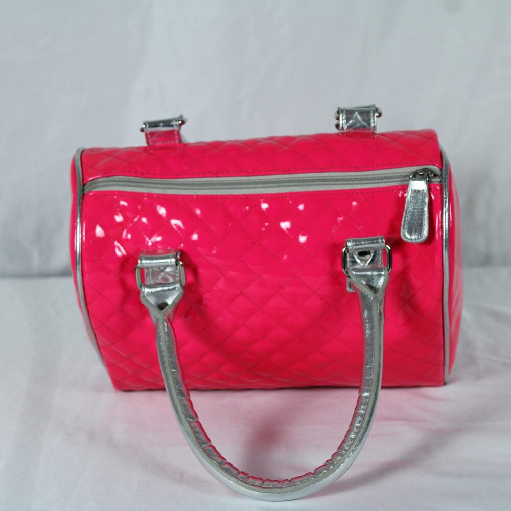 Loungefly Sanrio Barrel Bag – OG Heart Logo – 2013 – Patent PVC – NWOT – Rare - Picture 5 of 11